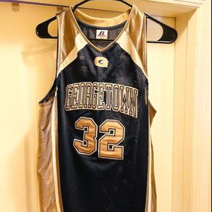 Georgetown Hoyas Boys Basketball Jersey # 32 Boys L Russell Athletic